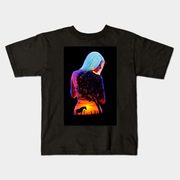 Waiting Kids T-Shirt by UnderBlackLight